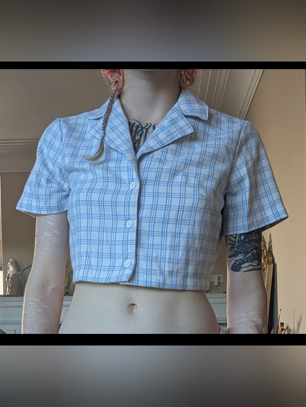 Brandy Cropped Button Down - Picture 1 of 3